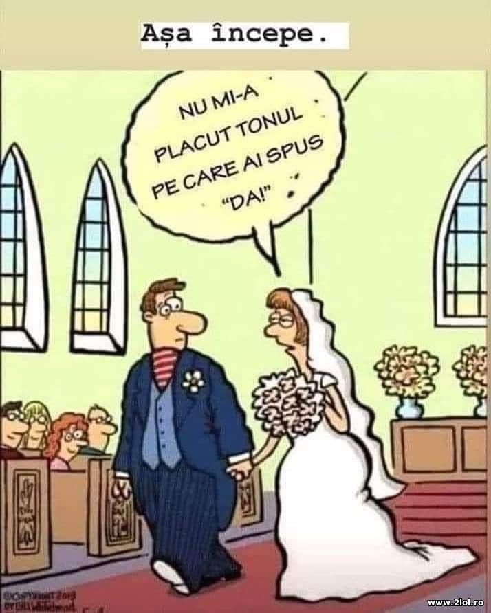 Asa incepe casnicia | poze haioase