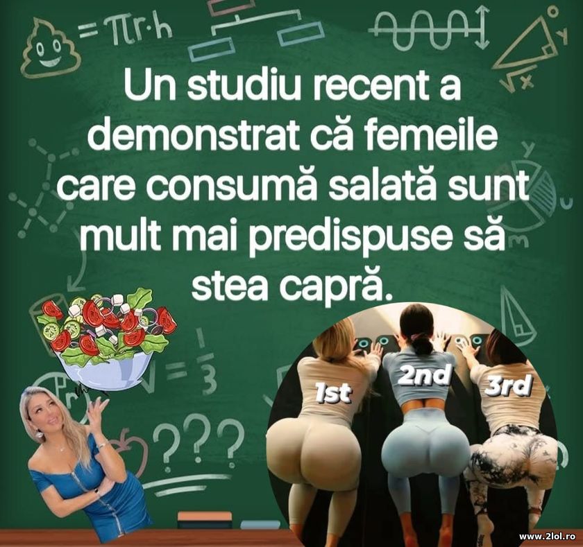 Femeile care consuma salata | poze haioase