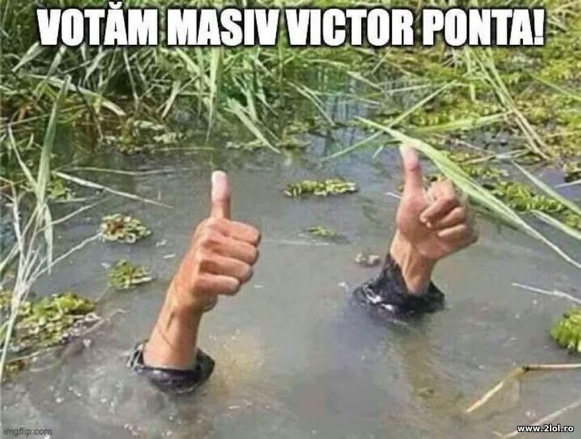 Votam masiv Victor Ponta | poze haioase