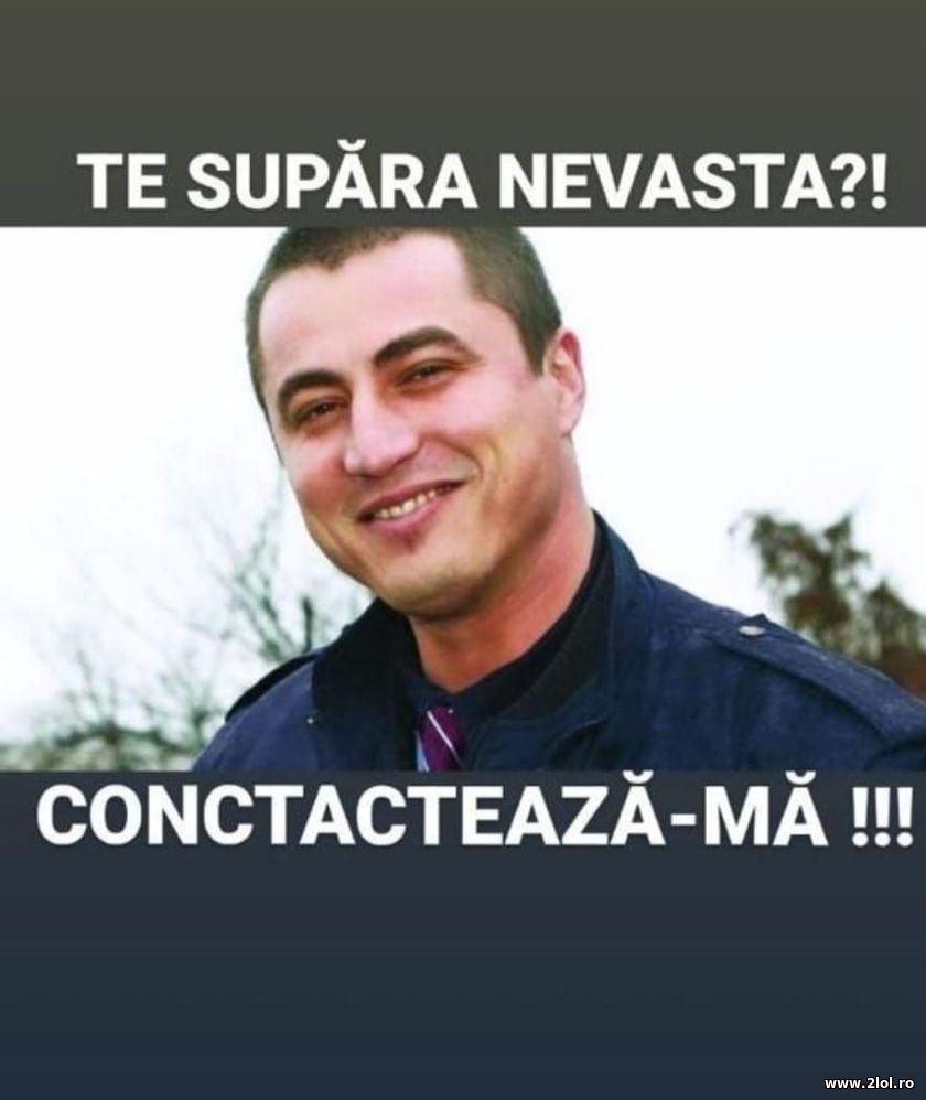 Te supara nevasta? Contacteaza-ma | poze haioase