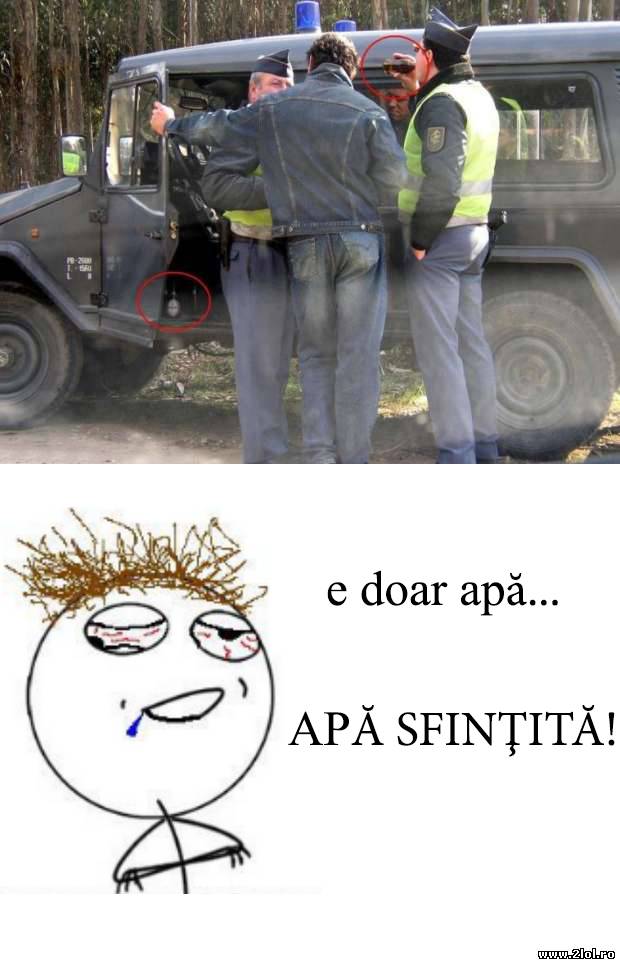 Stai liniştit poliţiştii nu beau în timp ce conduc | poze haioase
