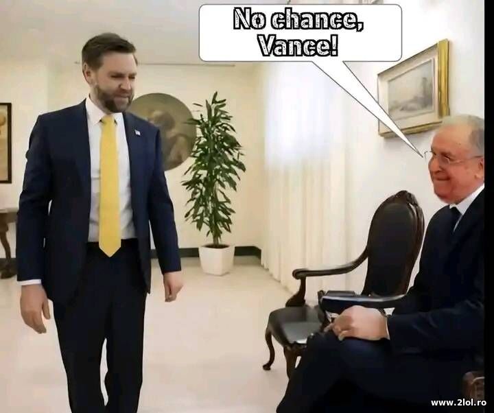 Vance nu are efect la Ion Iliescu | poze haioase