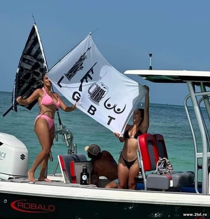 LGBT - Liberty, guns, beer and tits | poze haioase