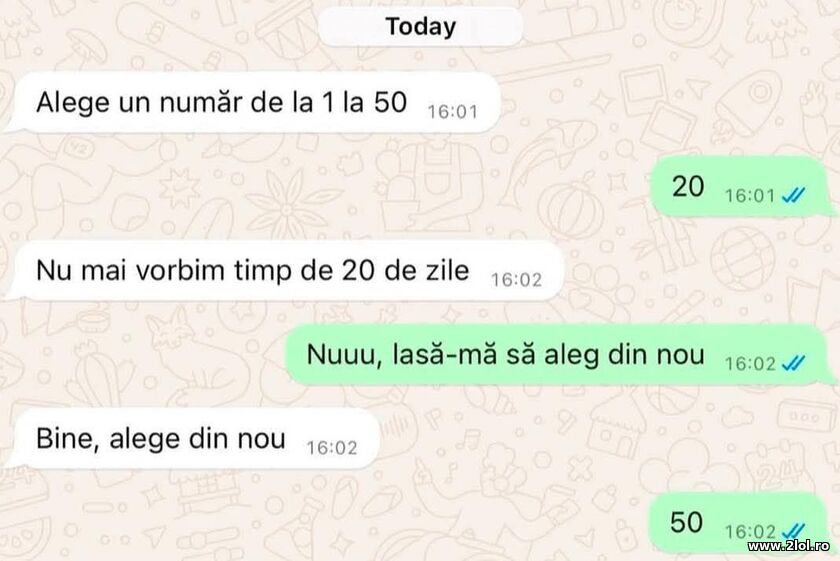 Alege un numar | poze haioase