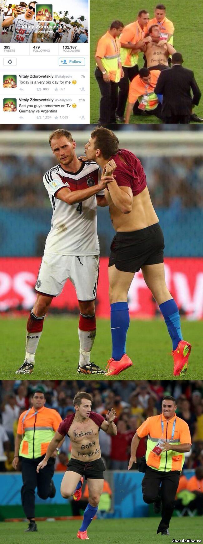 Fanul care a intrat pe teren în finala Mondialului | poze haioase