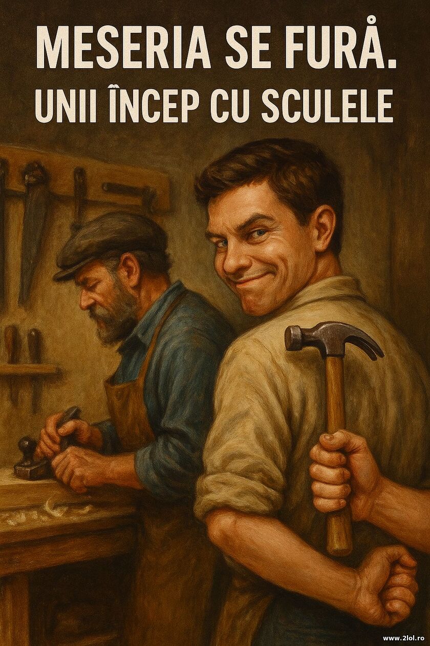 Meseria se fura | poze haioase