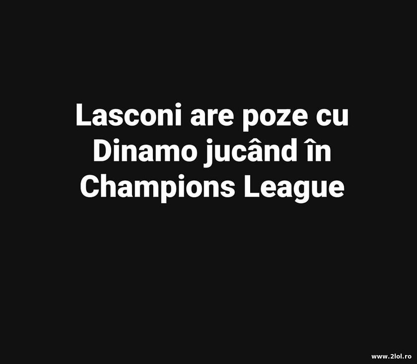 Lasconi are poze cu Dinamo | poze haioase
