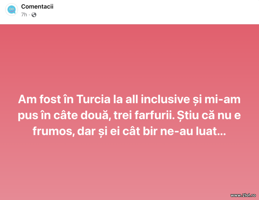 Mi-am pus in cate doua, trei farfuri | poze haioase