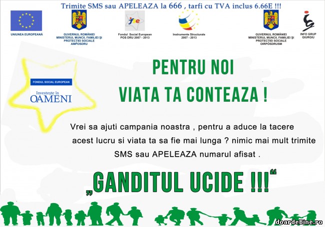 Campania "Ganditul ucide" | poze haioase
