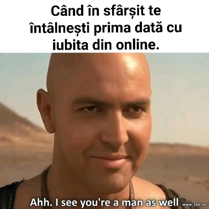 Cand te intalnesti cu iubita din online | poze haioase