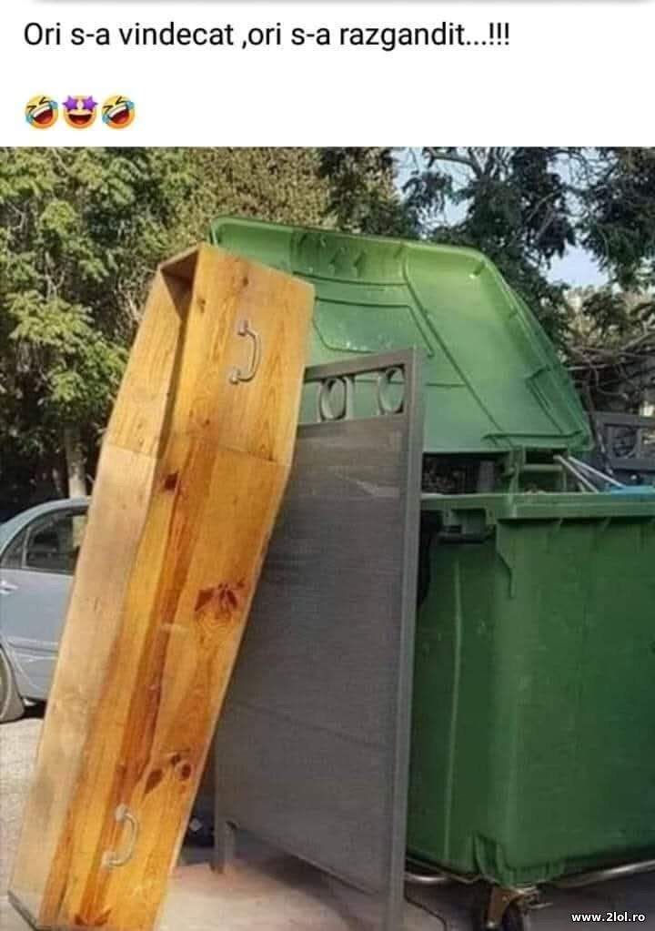 Ori s-a vindecat ori s-a razgandit | poze haioase