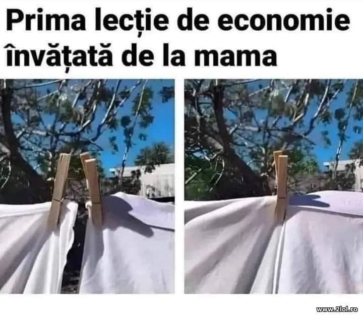 Prima lectie de economie de la mama | poze haioase