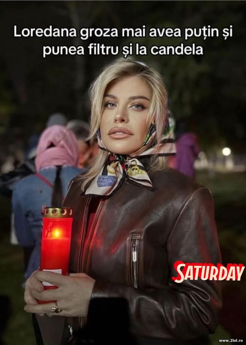 Loredana Groza mai avea putin si punea filtru | poze haioase