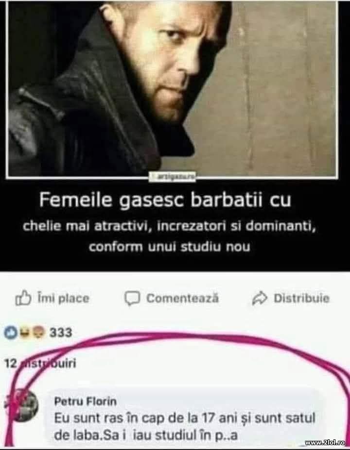 Barbatii cu chelie | poze haioase