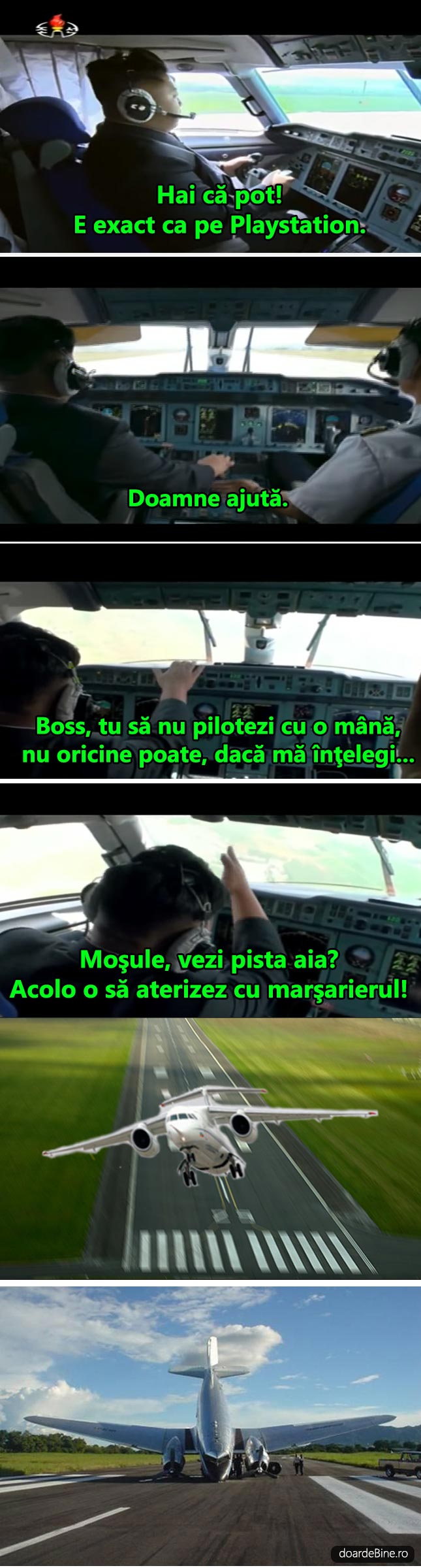 Kim Jong-un pilotul care aterizează cu marşarierul | poze haioase