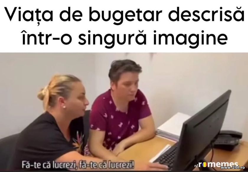 Viata de bugetar descrisa intr-o singura imagine | poze haioase