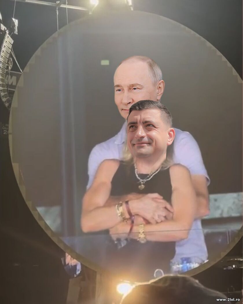 George Simion si Vladimir Putin | poze haioase