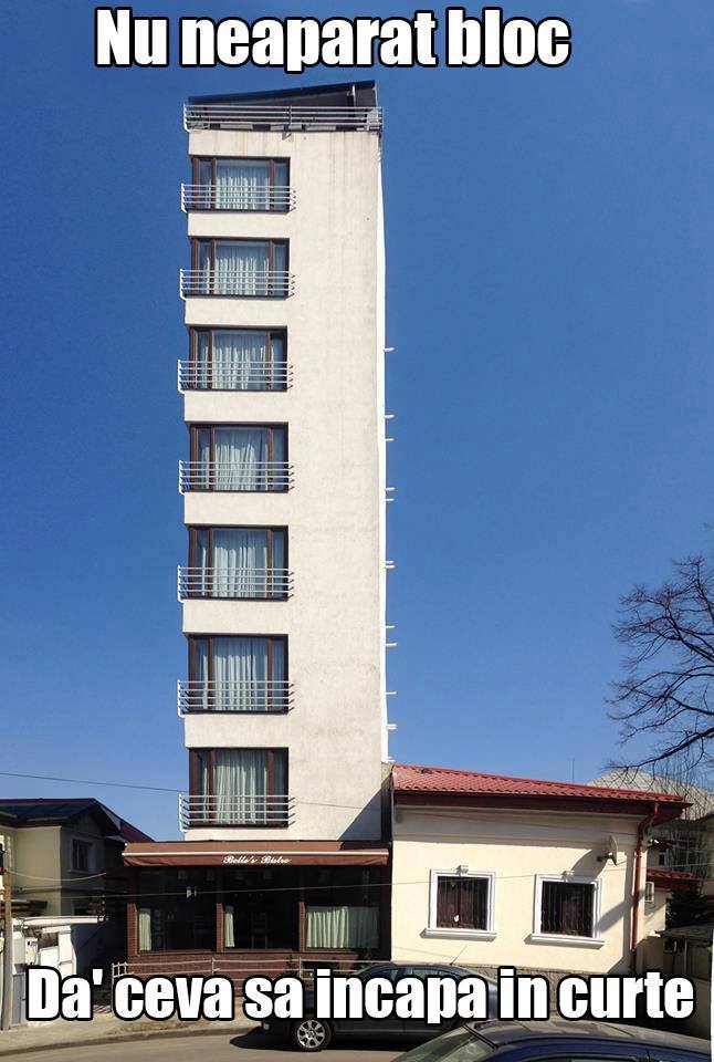 Nu neapărat bloc | poze haioase