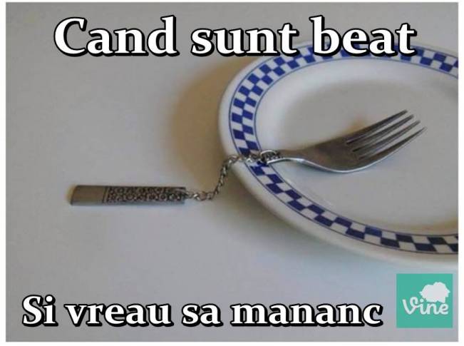 Greu cu mâncatul... la beție | poze haioase