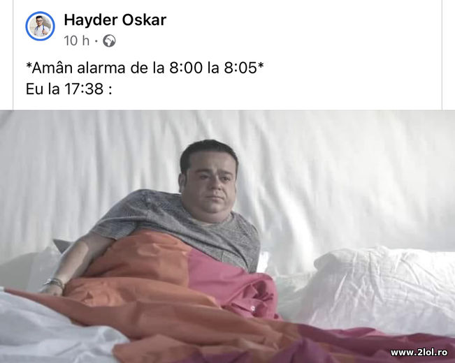 Aman alarma cu 5 minute | poze haioase