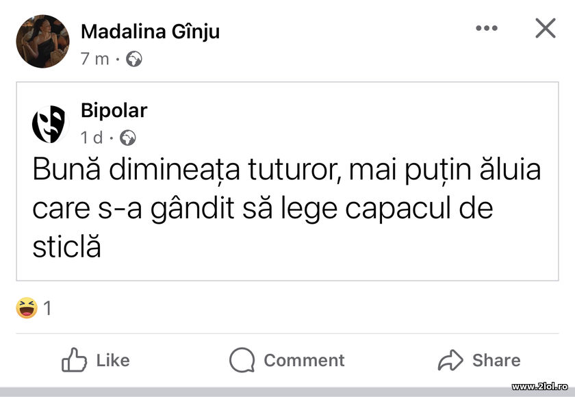 Buna dimineata tuturor mai putin aluia care s-a | poze haioase