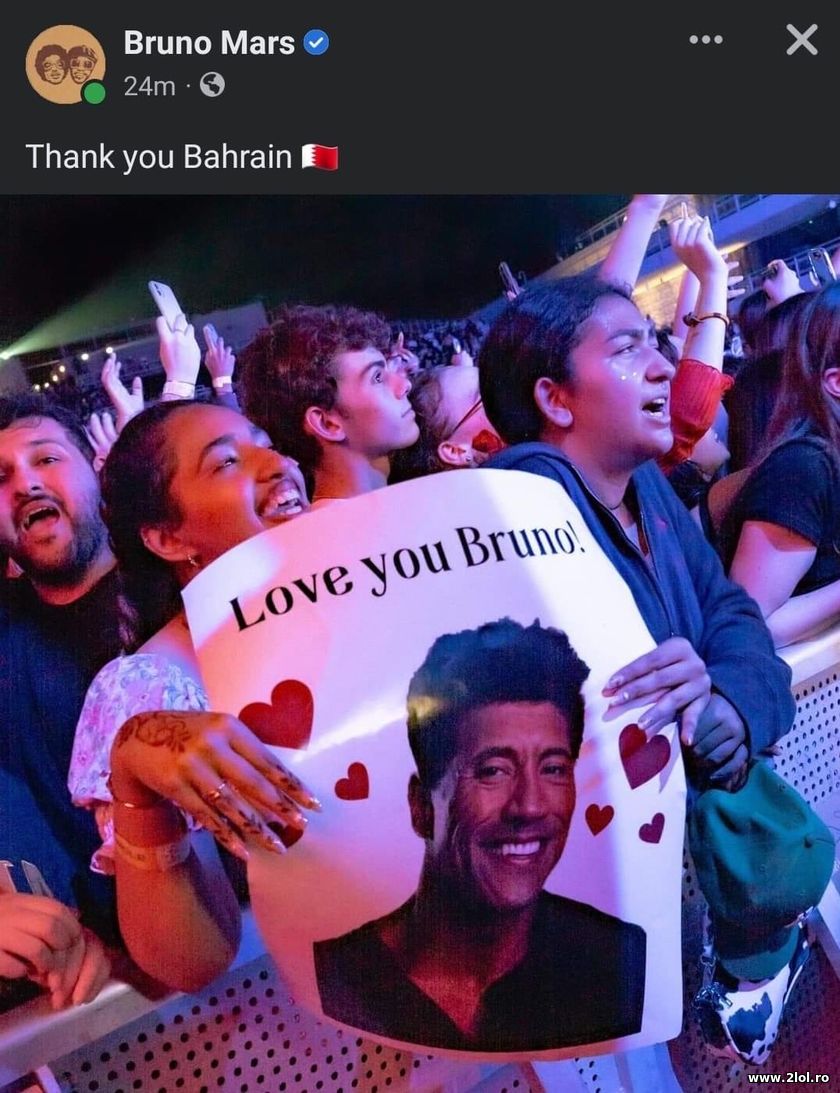 Love you Bruno Mars | poze haioase