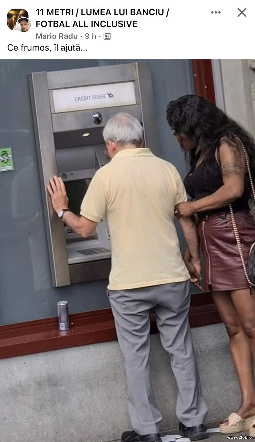 Ce frumos, il ajuta tovarasa | poze haioase