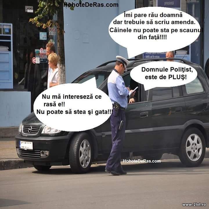 Domnule politist, este de plus | poze haioase