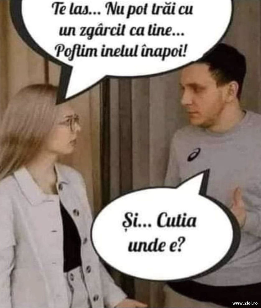 Nu pot trai cu un zgarcit ca tine | poze haioase