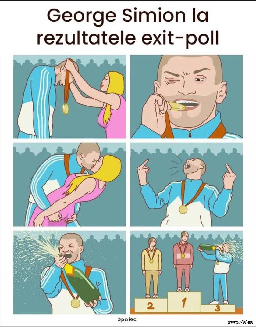 Simion la exit poll | poze haioase