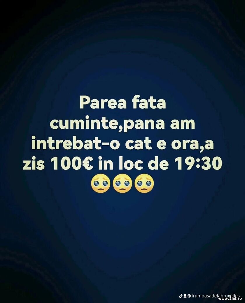 Parea fata cuminte | poze haioase