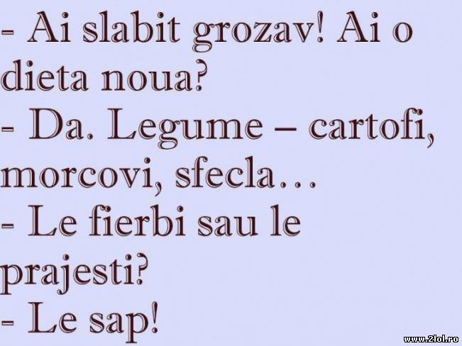 Un mod sigur prin care poţi să slăbeşti | poze haioase