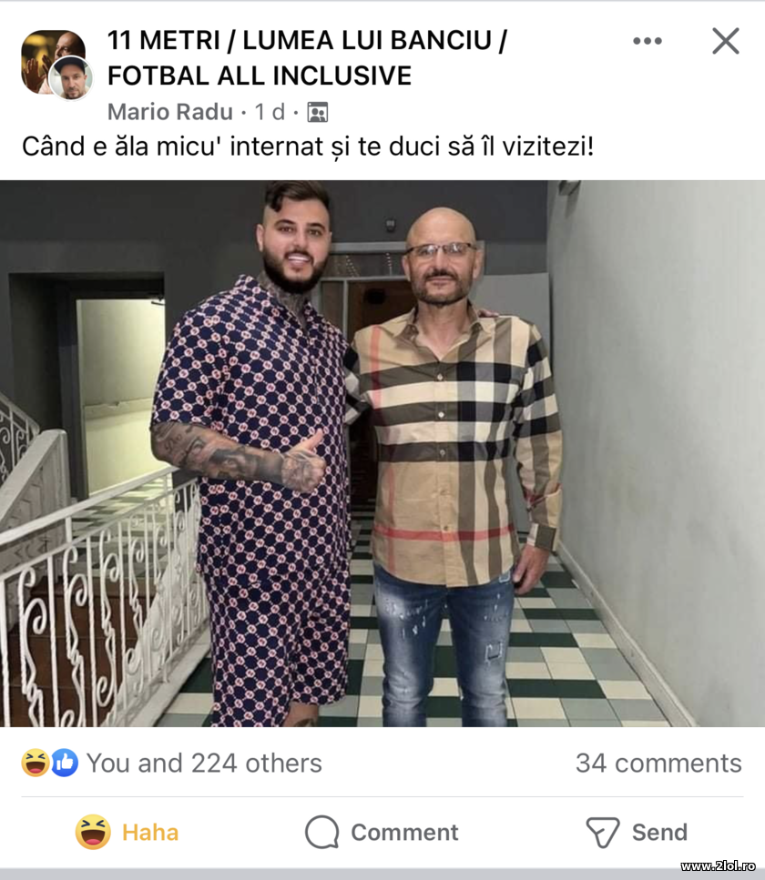Cand e ala micu internat si te duci sa il vizitezi | poze haioase