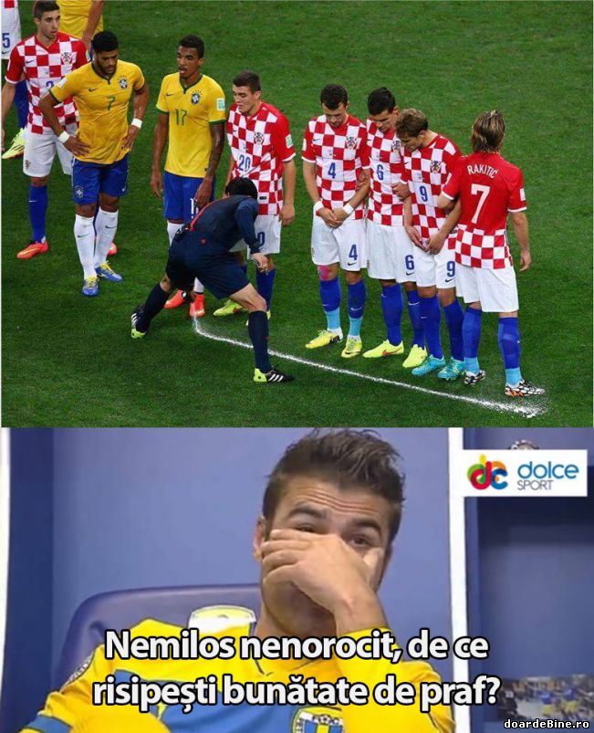 De ce îi Mutu trist când se uită la mondial | poze haioase