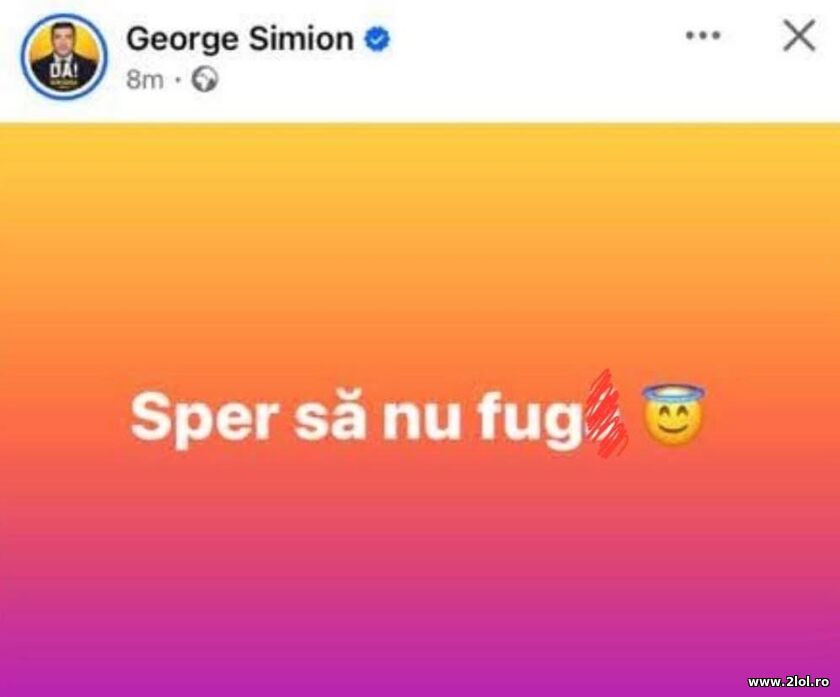 Sper sa nu fug a | poze haioase