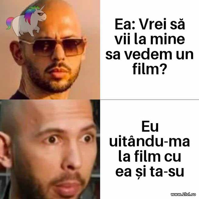 Vrei sa vii la mine sa vedem un film? | poze haioase