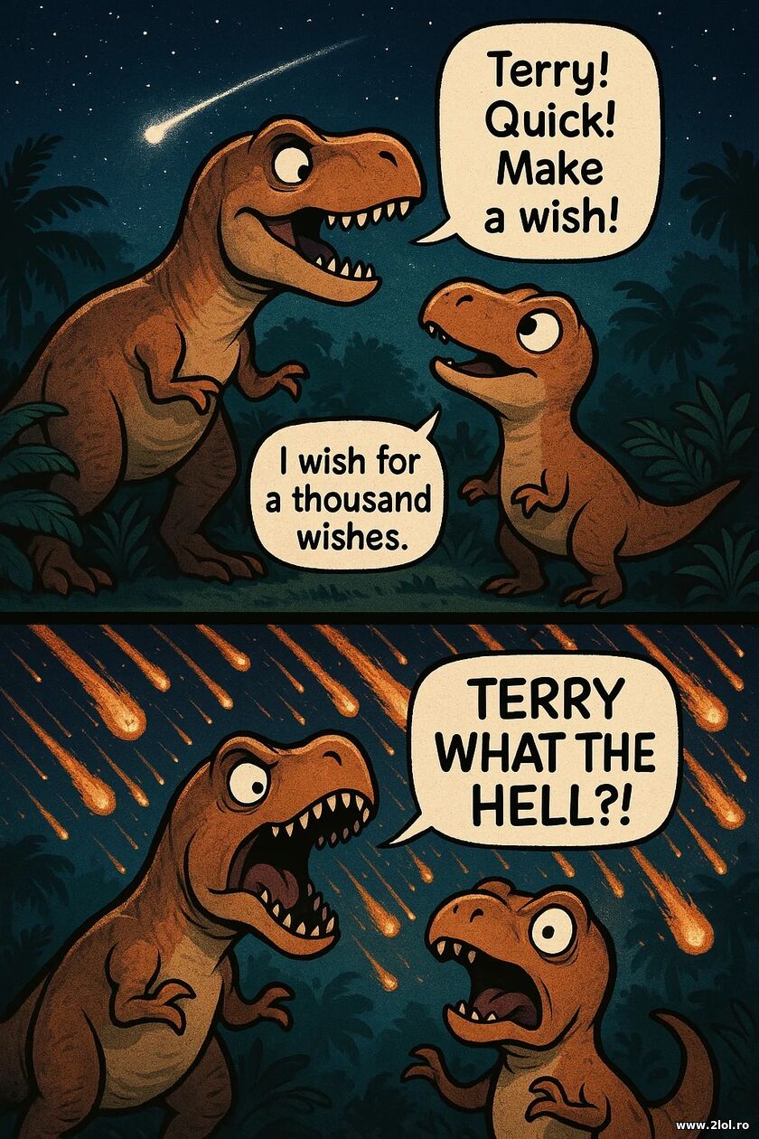Terry! Quick! Make a wish! | poze haioase