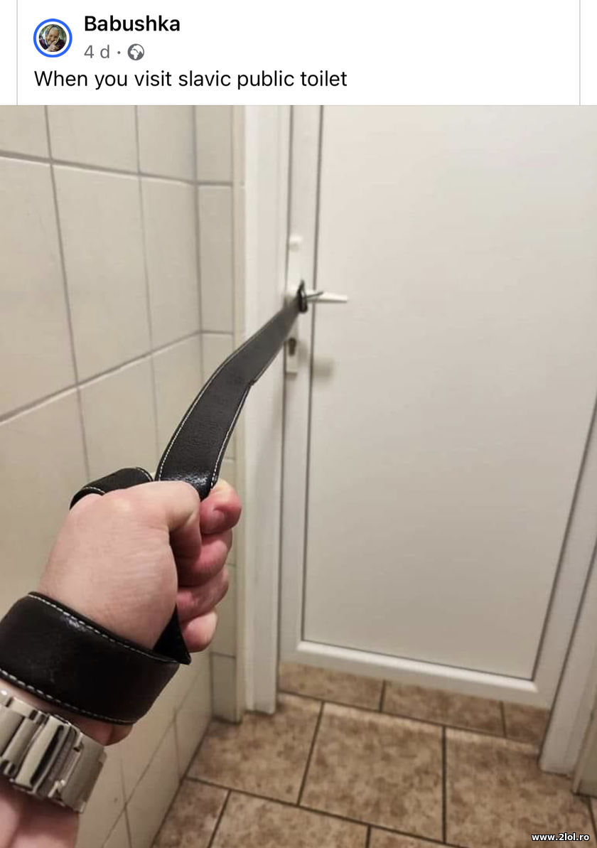 When you visit the slavic public toilet | poze haioase