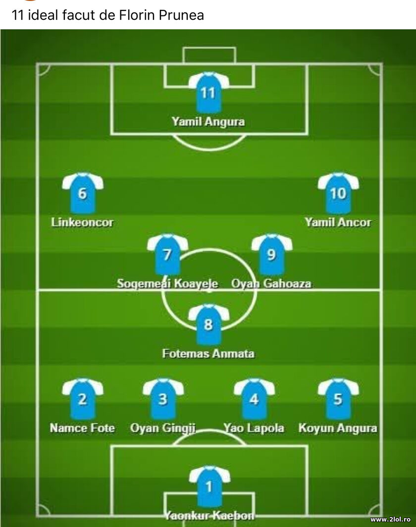 11 ideal facut de Florin Prunea | poze haioase