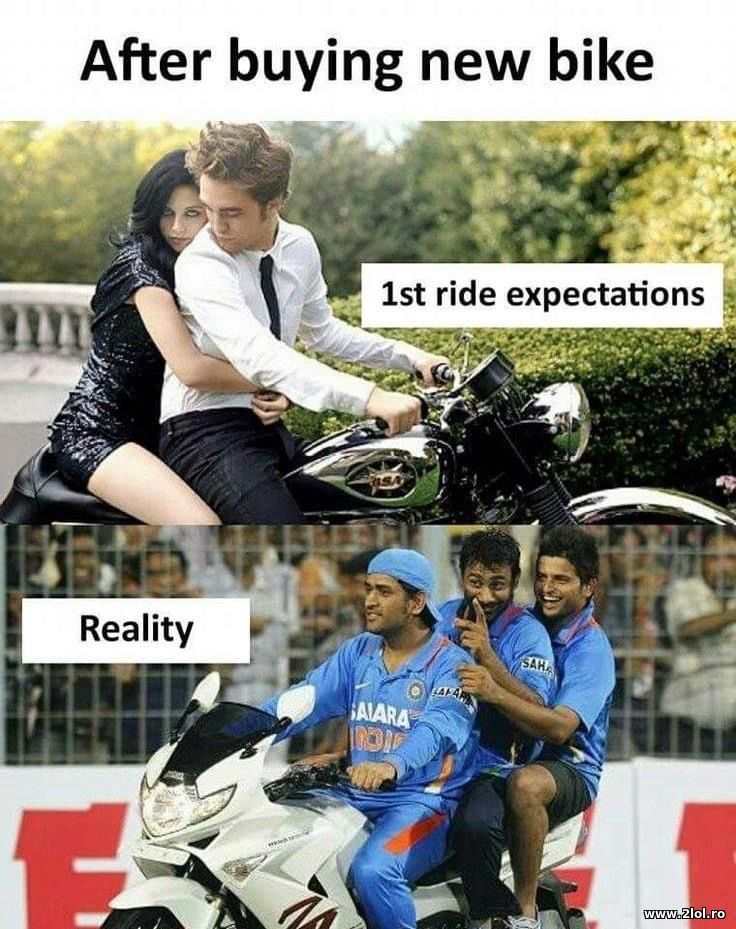 After buying a new bike | poze haioase