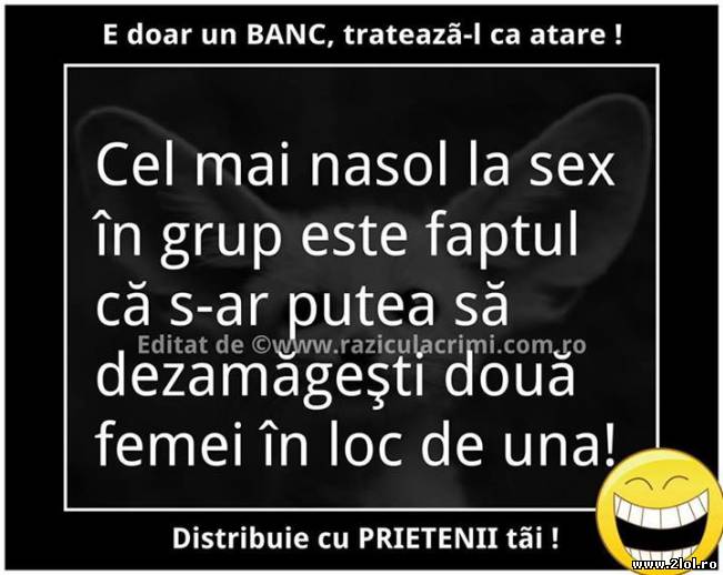 Cel mai nasol lucru la sexul în grup | poze haioase