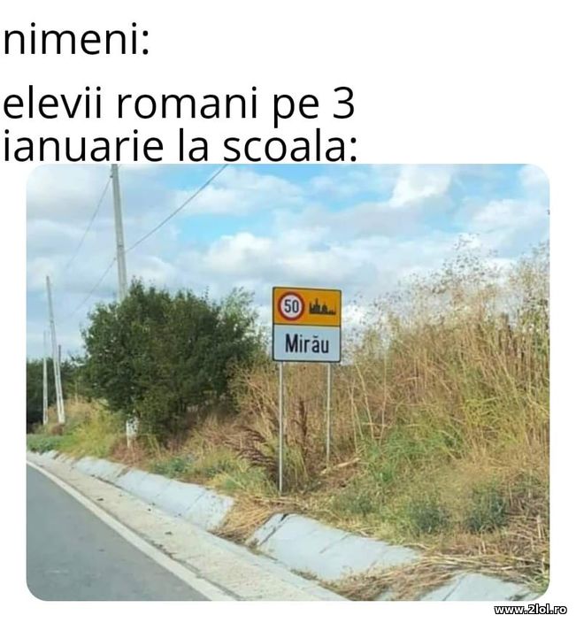 Elevii romania pe 3 Ianuarie | poze haioase