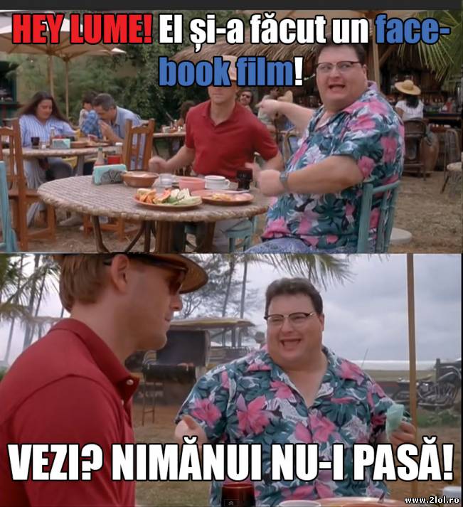 Și-a facut un film facebook | poze haioase
