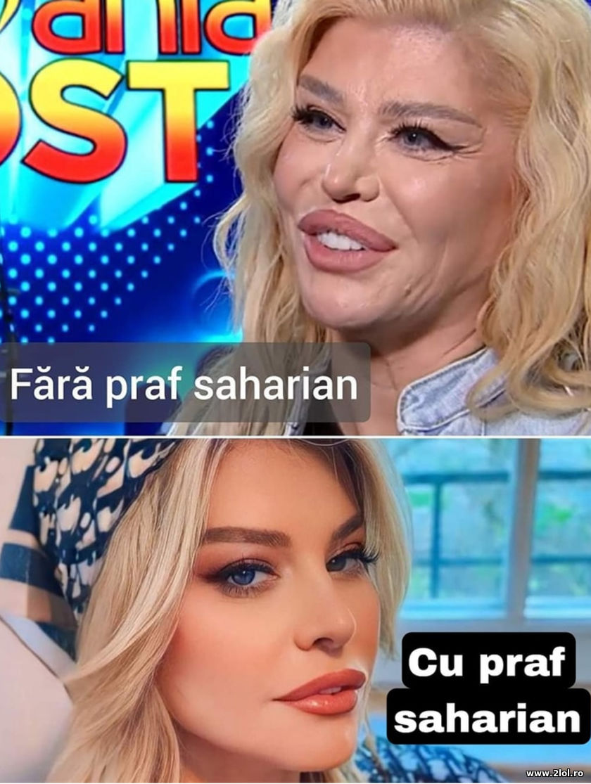 Fara praf saharian si cu - Loredana Groza | poze haioase