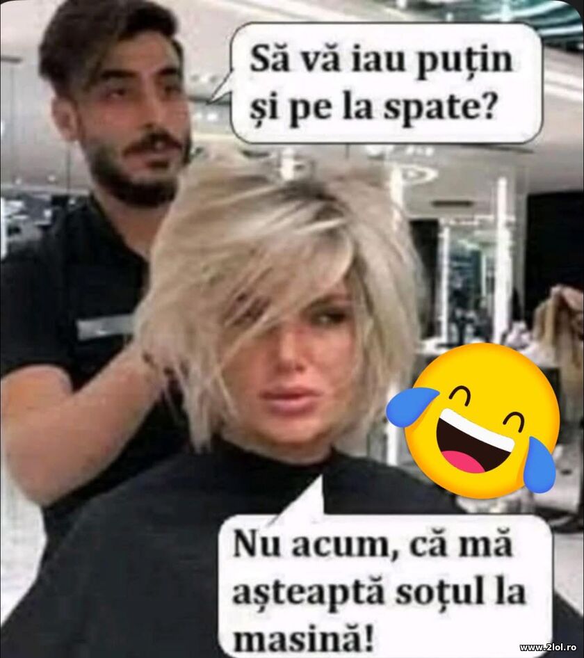 Sa va iau putin si pe la spate? | poze haioase