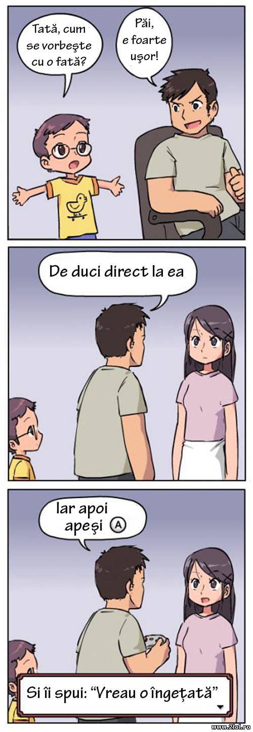 Cum se vorbeşte cu o fată | poze haioase