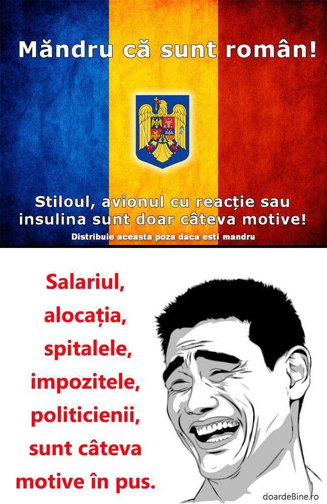 De ce sunt mându că sunt român | poze haioase