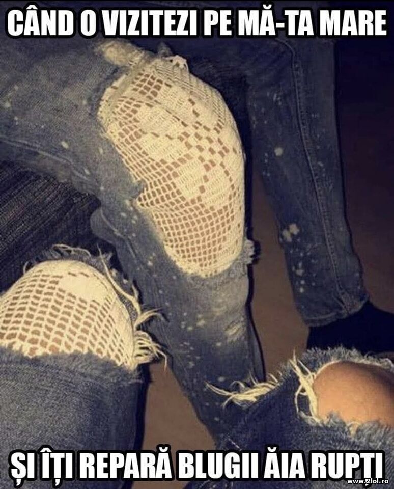 Iti repara blugii | poze haioase