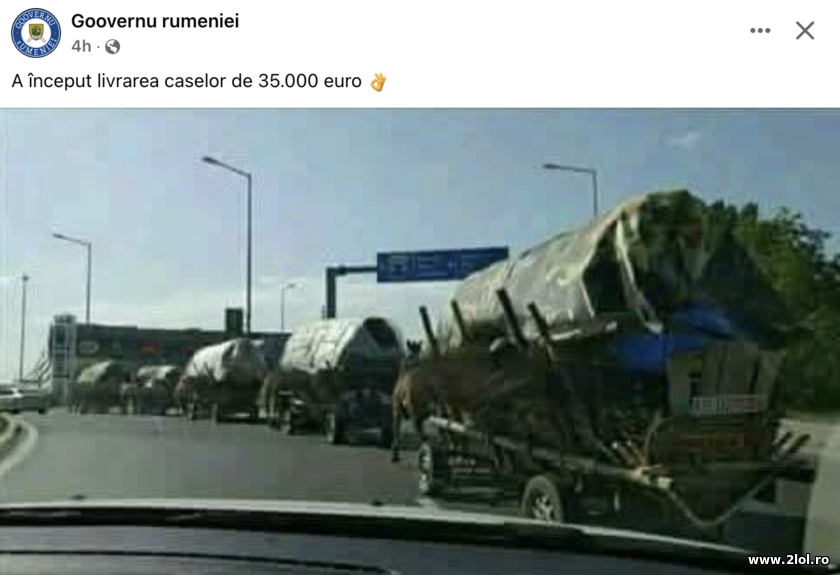 A inceput livrarea caselor la 35.000 euro | poze haioase