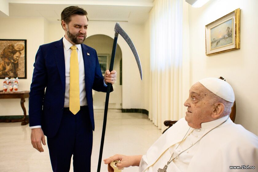 J.D. Vance si Papa Francisc | poze haioase